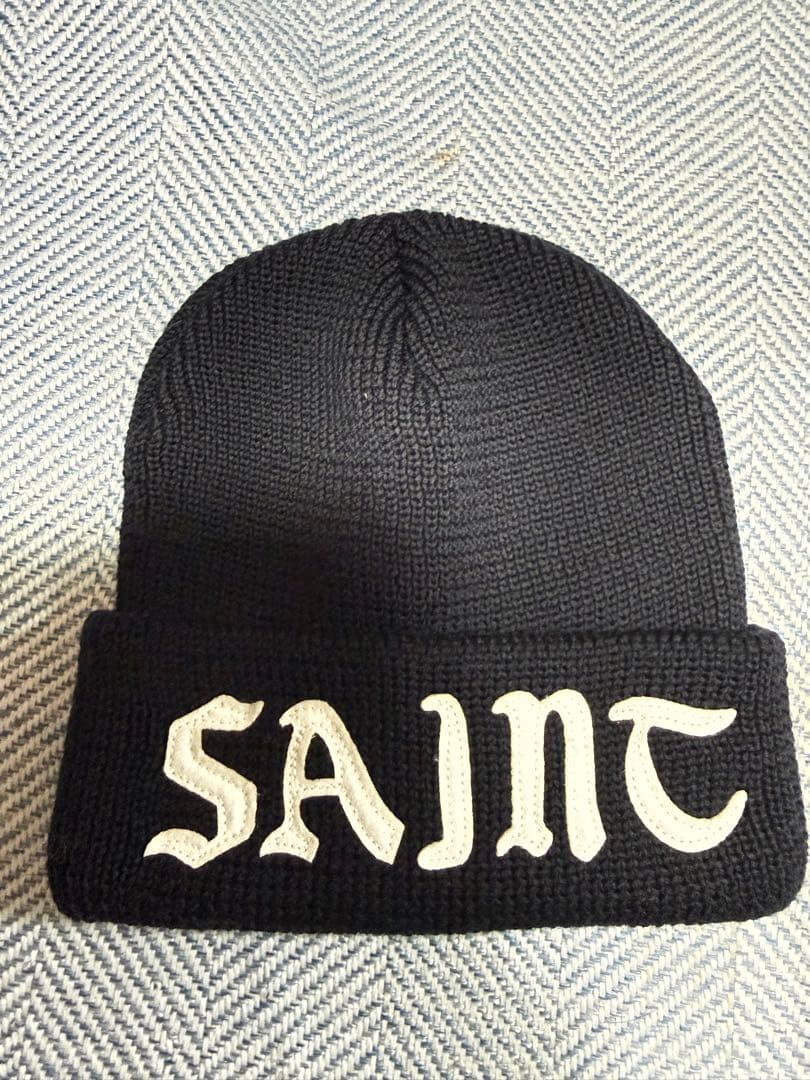 国内正規 セントマイケル24AW ブランドロゴ ウール ニットキャップ