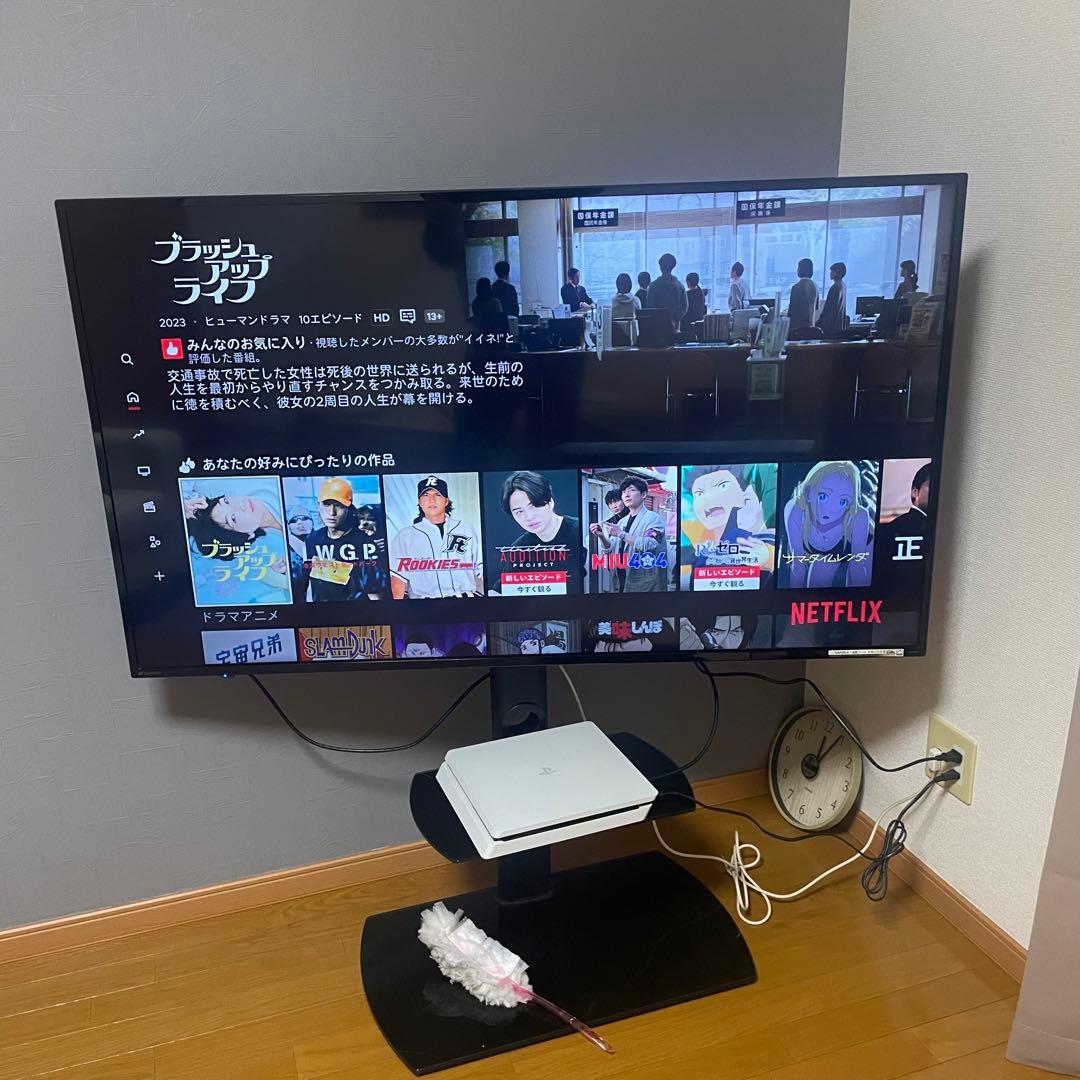 群馬　スタンド付き55インチ　SD552-B1 sansui ドウシシャ