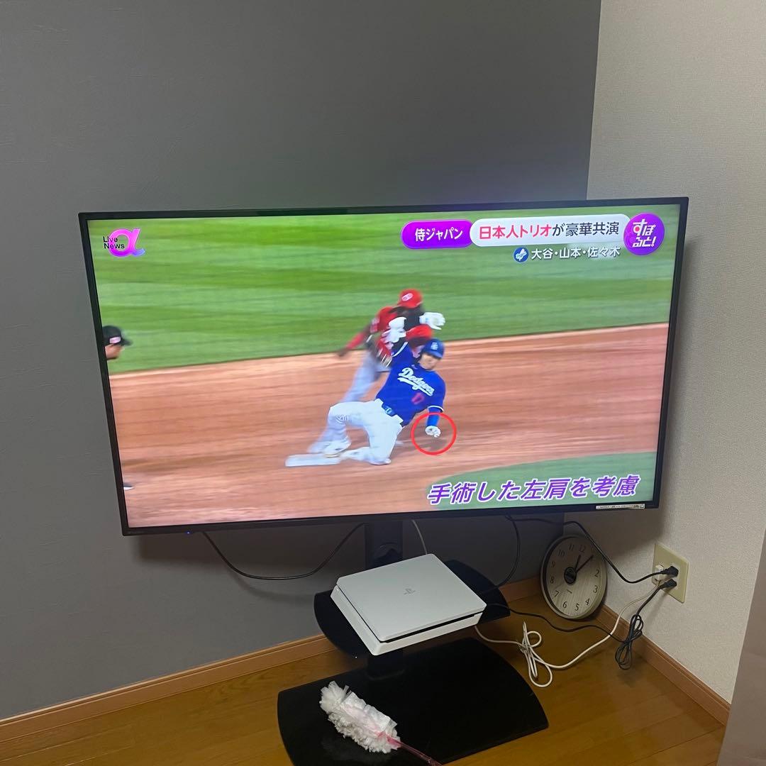 群馬　スタンド付き55インチ　SD552-B1 sansui ドウシシャ