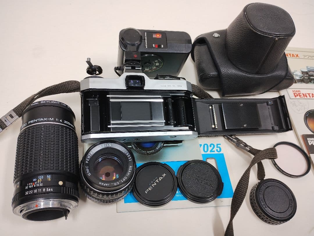 ペンタックスKM 　純正ズームストロボセット　動作確認済