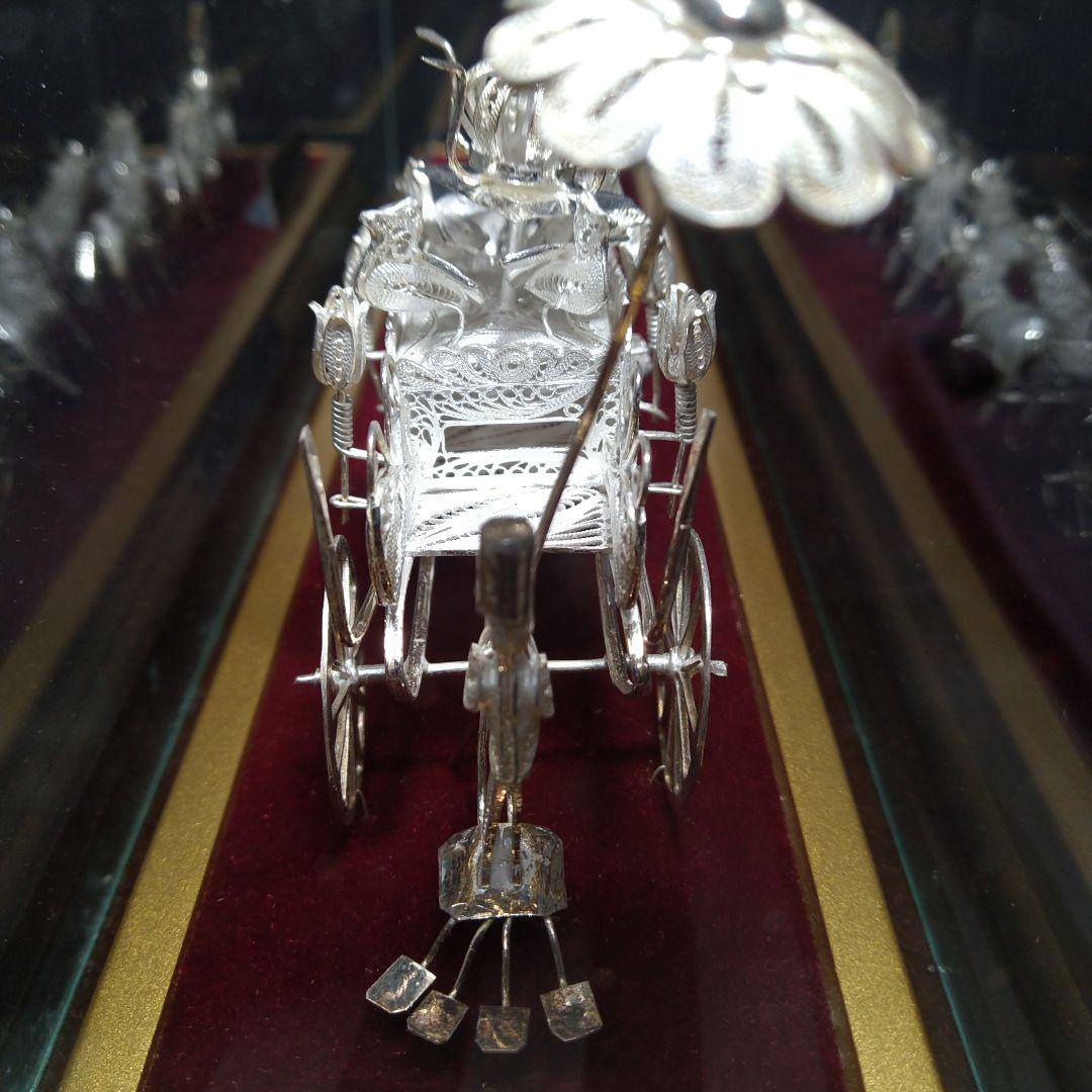 銀製　 馬車　置物　SILVER 925