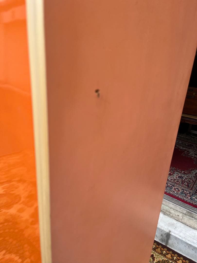 オレンジ クローゼット 昭和レトロ レトロポップ インテリア 当時物 収納