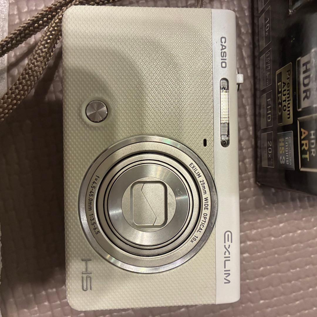 CASIO EXILIM EX-ZR50 ホワイト　カシオ　デジタルカメラ