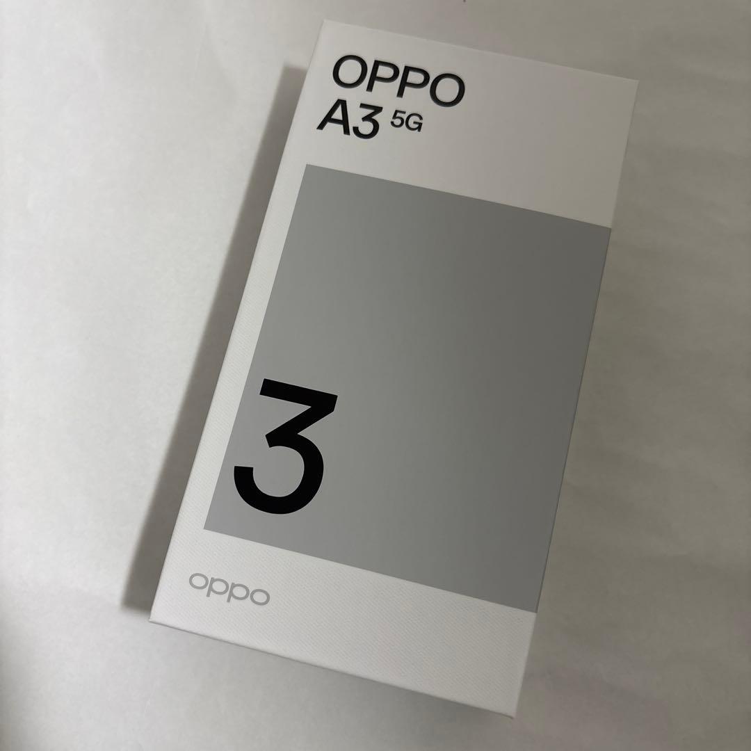 新品　OPPO A3 5G パープル　SIMフリー