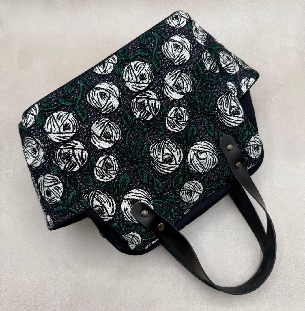 ミナペルホネン rosy ハンドメイドバッグ 206Ⓑ