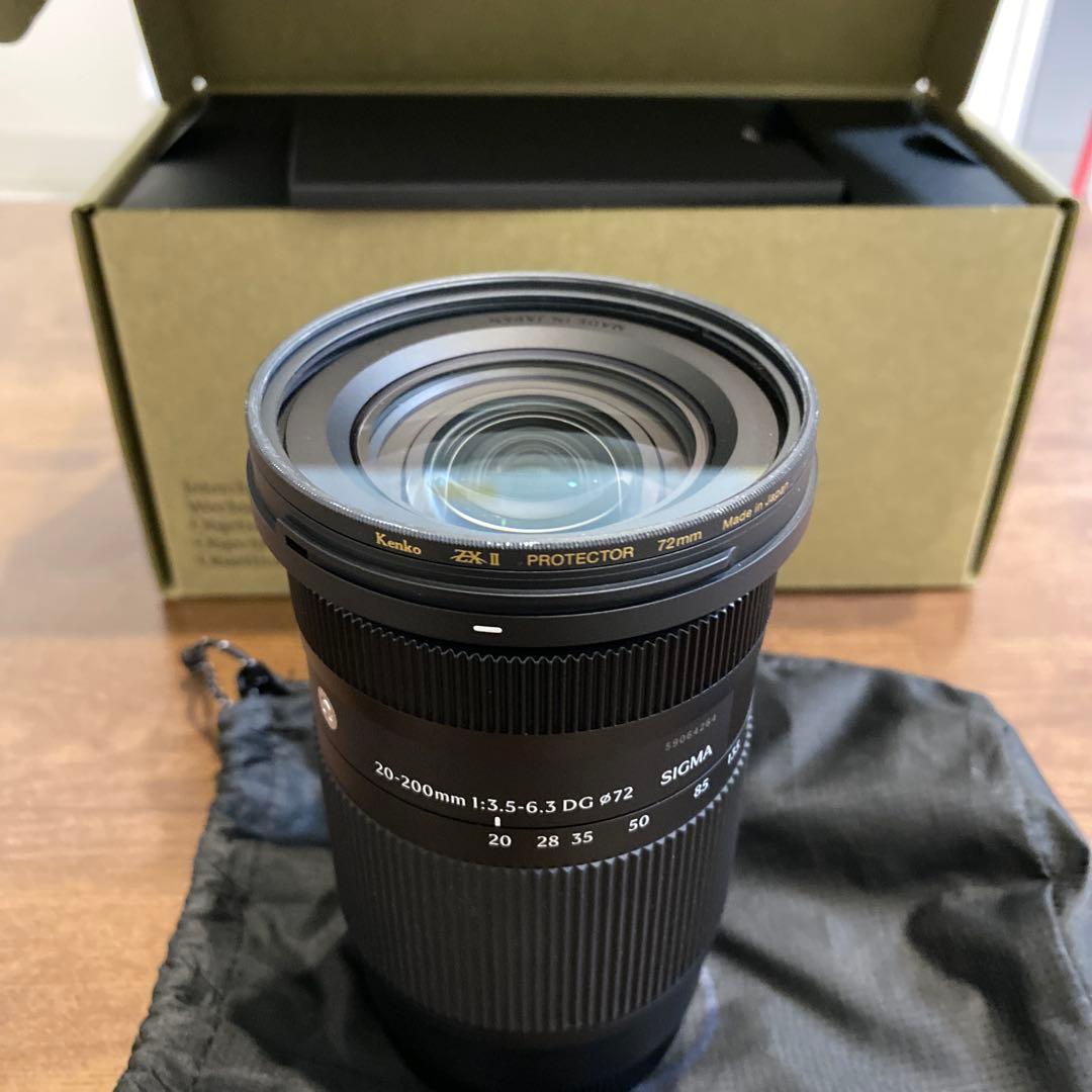 シグマ20-200mm F3.5-6.3 DG Lマウント　ZXⅡおまけ付き