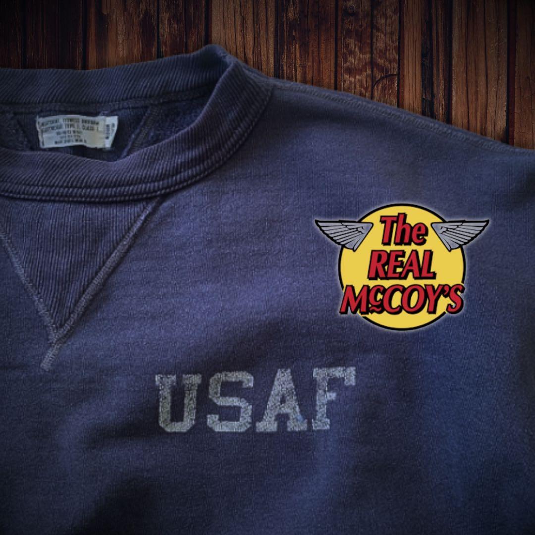 『皇帝降臨』The REAL McCOY'S（旧マ ッコイ）スウェット茄子紺