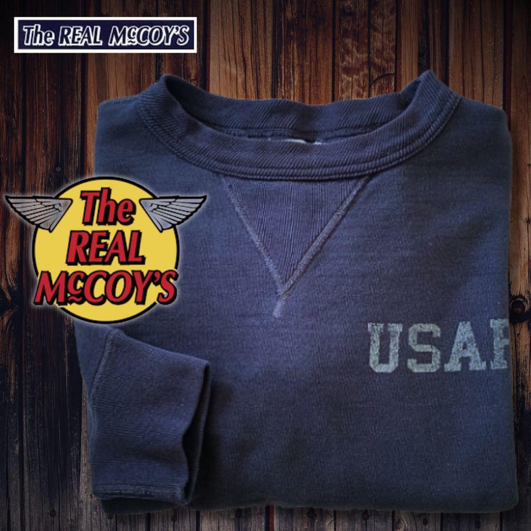 『皇帝降臨』The REAL McCOY'S（旧マ ッコイ）スウェット茄子紺