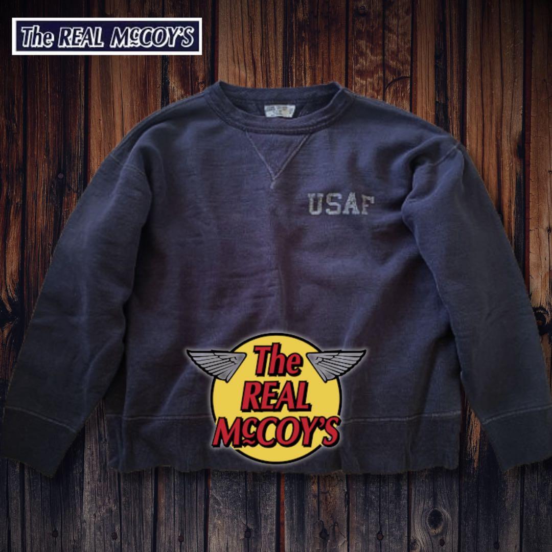 『皇帝降臨』The REAL McCOY'S（旧マ ッコイ）スウェット茄子紺
