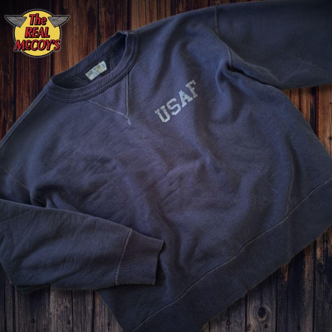 『皇帝降臨』The REAL McCOY'S（旧マ ッコイ）スウェット茄子紺