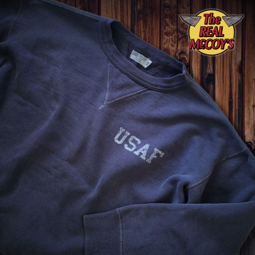 『皇帝降臨』The REAL McCOY'S（旧マ ッコイ）スウェット茄子紺
