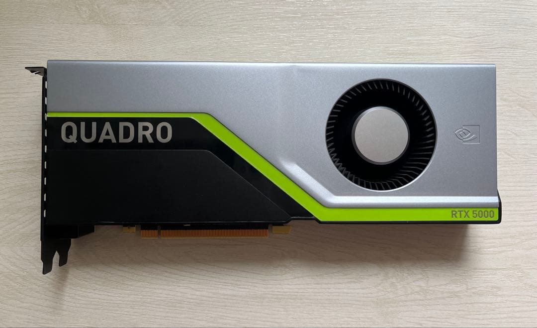 NVIDIA Quadro RTX 5000　16GB