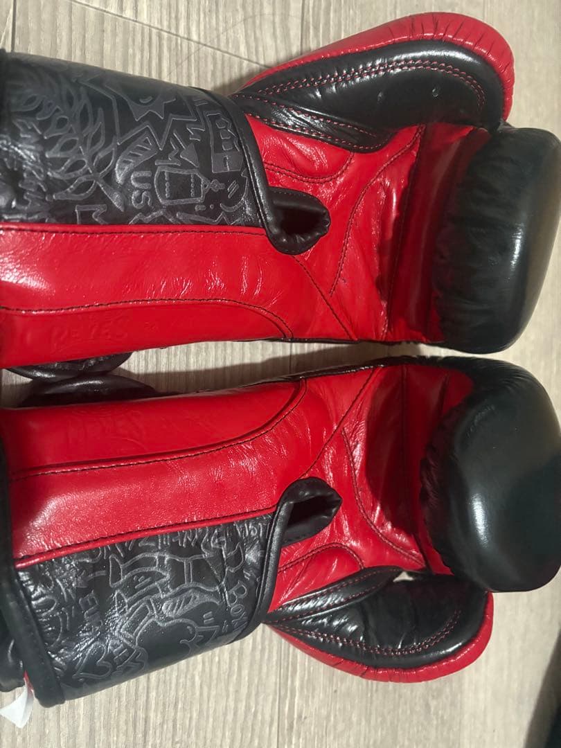 最終値下げ‼️REYES レイジェス グローブ 【ブラック×レッド 10オンス】