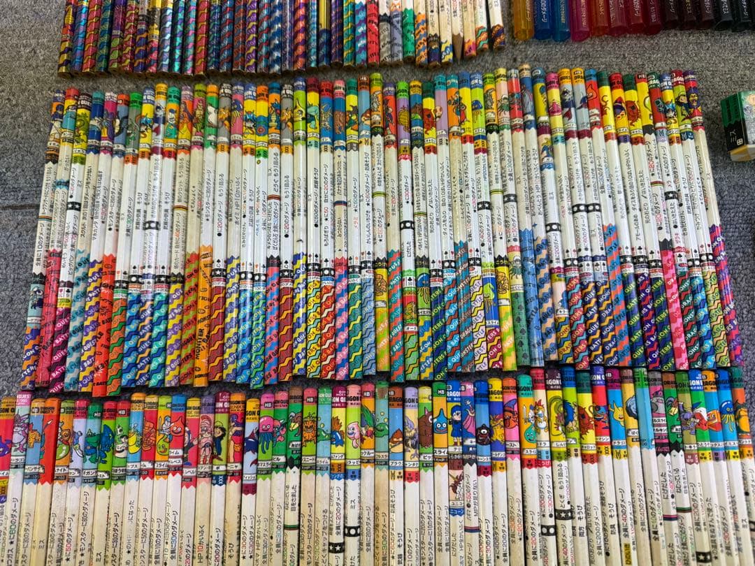 ドラゴンクエスト　バトルえんぴつ　約200本ドラクエ　バトル鉛筆　バトエン　初期