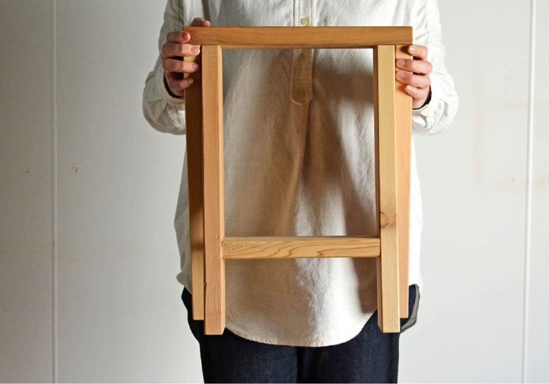 石巻工房AA ロウスツール 2脚セット　ヴィンテージ