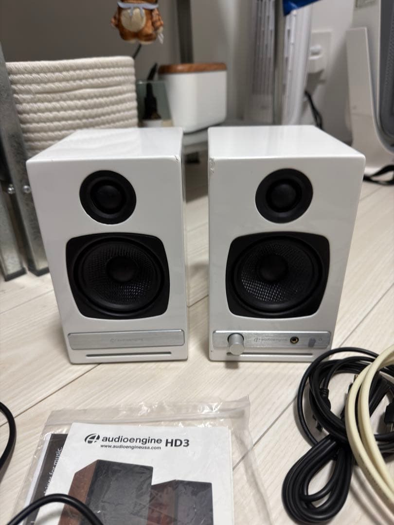 Audioengine HD3 ワイヤレス・パワードスピーカー 白
