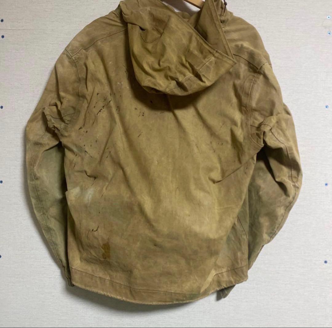 40s 50s 米軍　実物　USN N−2デッキ　レインパーカー