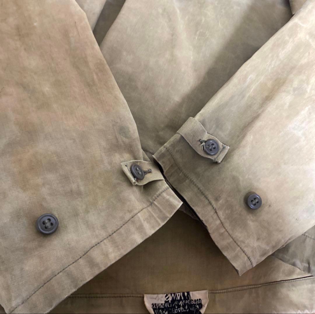 40s 50s 米軍　実物　USN N−2デッキ　レインパーカー