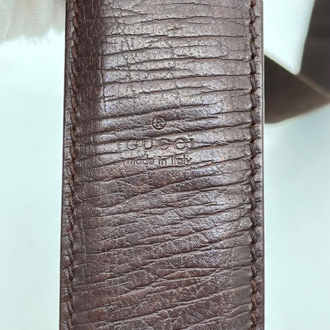 GUCCI ショルダーバッグ カメラバッグ GGスプリーム ロゴ型押し 男女可能