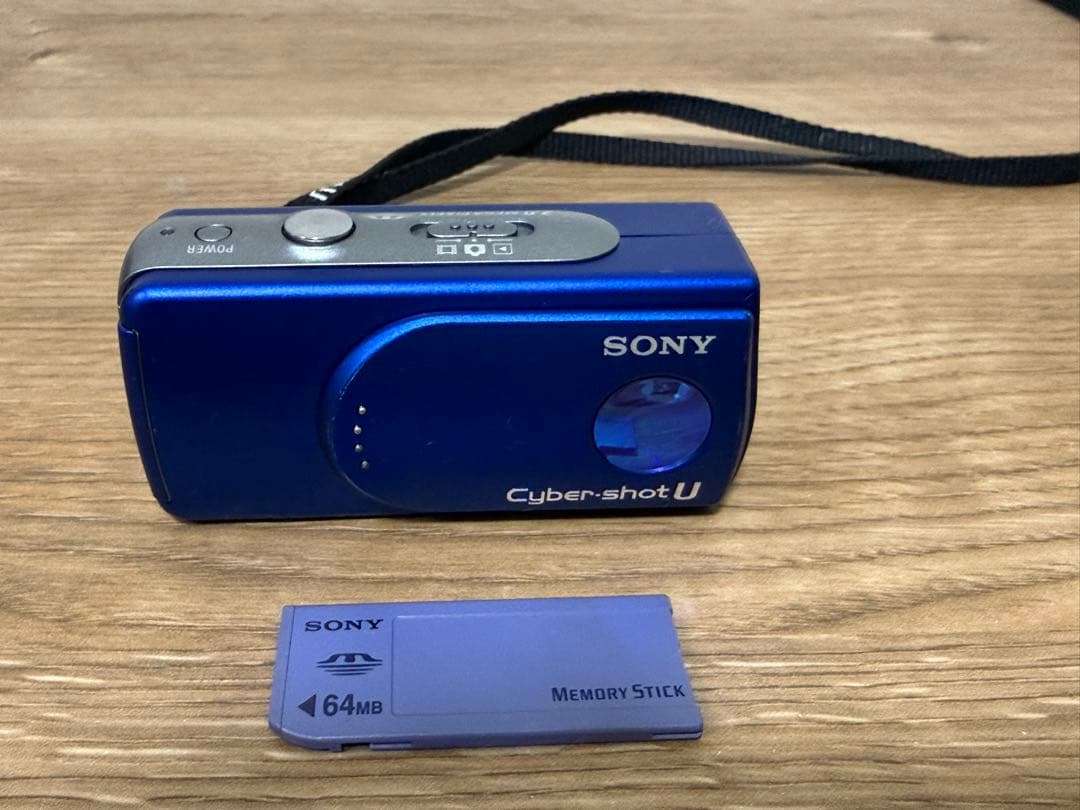 SONY Cyber-shot U DSC-U30 ブルー+メモリ付属