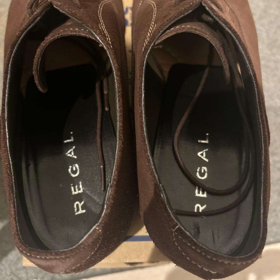 REGAL 革靴 011R スエード　ブラウン　25cm