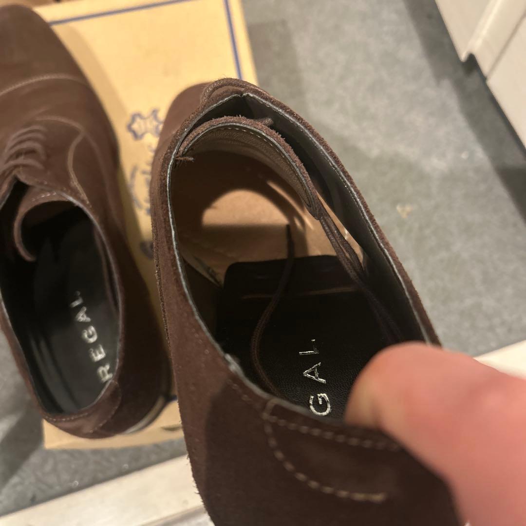 REGAL 革靴 011R スエード　ブラウン　25cm