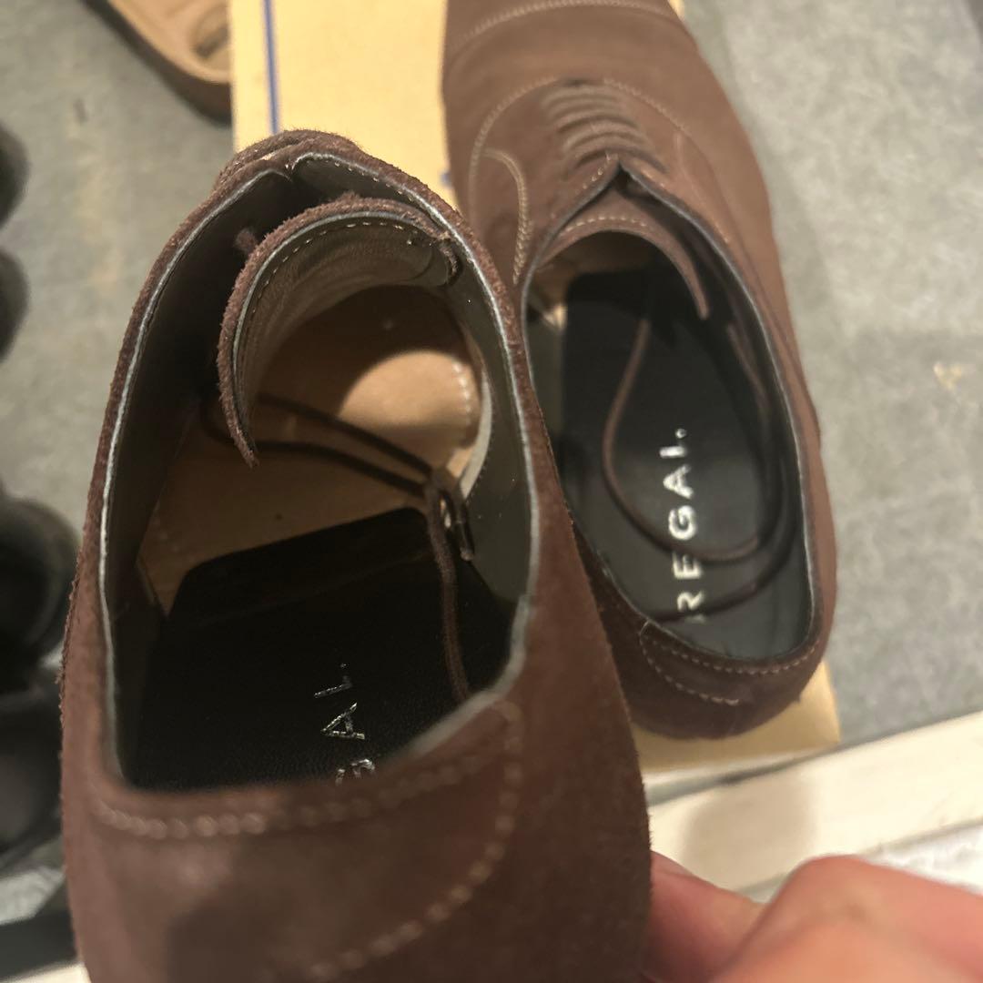 REGAL 革靴 011R スエード　ブラウン　25cm