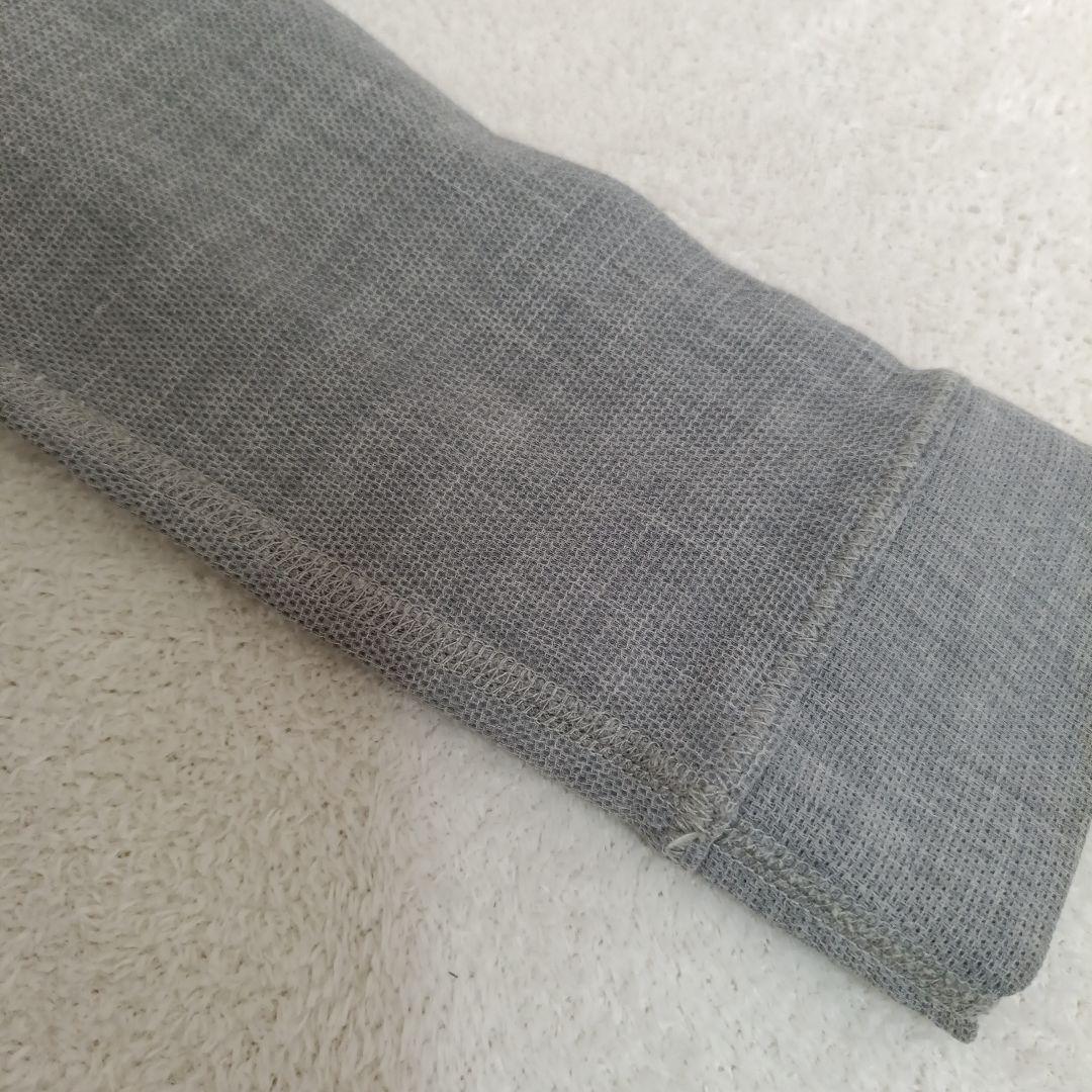 【専用】45R コットン　ジップアップパーカー　グレー　サイズ1