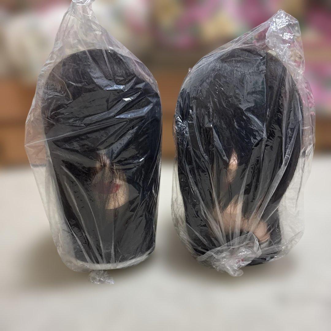 カットウィッグ　カット済み含む　10個セット　美容師国家試験　練習用　マネキン