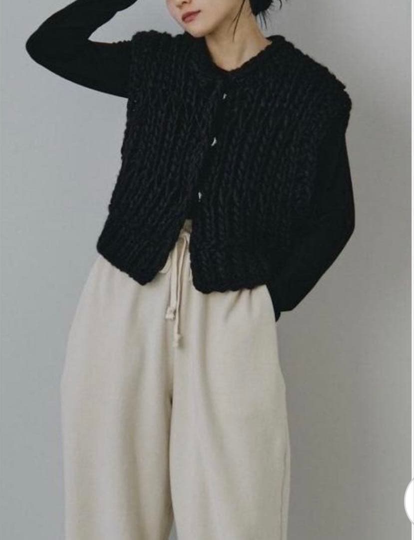 TODAYFUL Chunky handknit vest ニットベスト