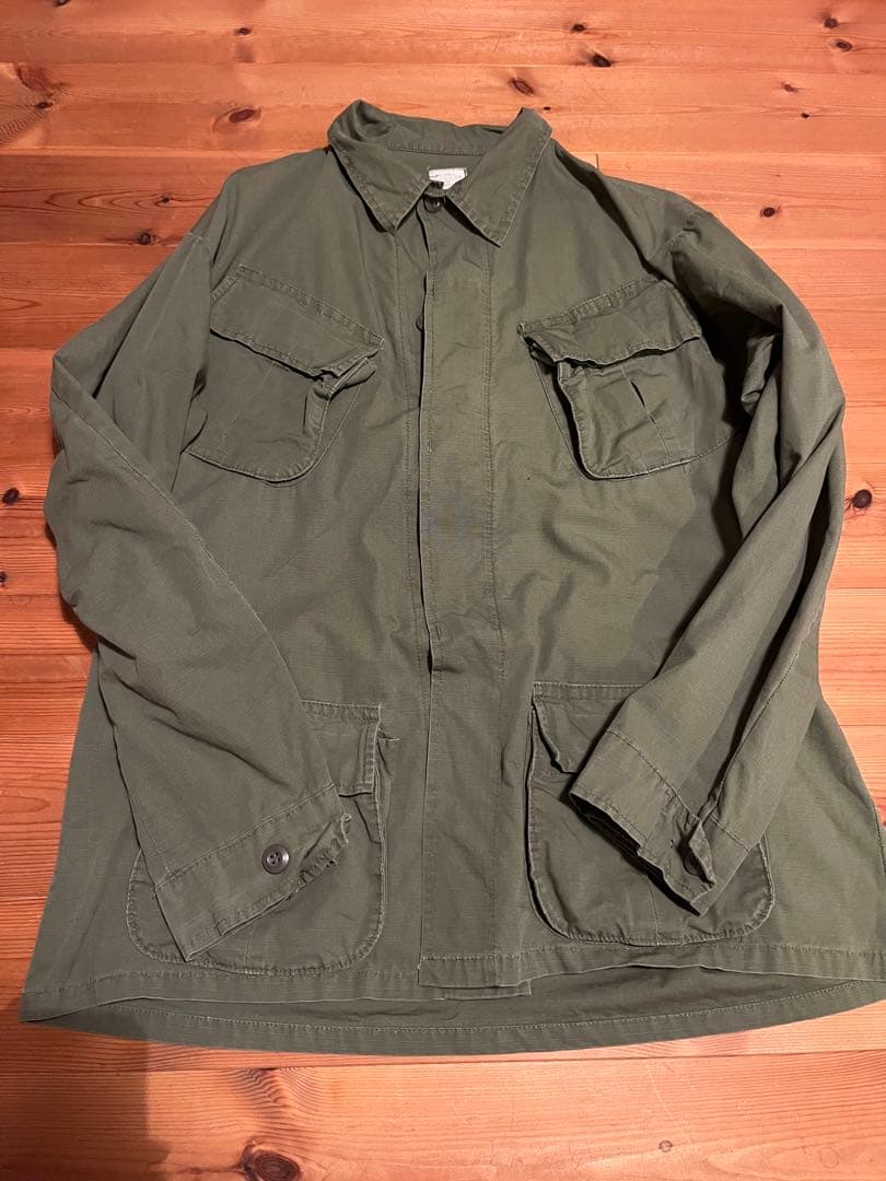 ジャングルファティーグジャケットlarge regular リップストップ60s