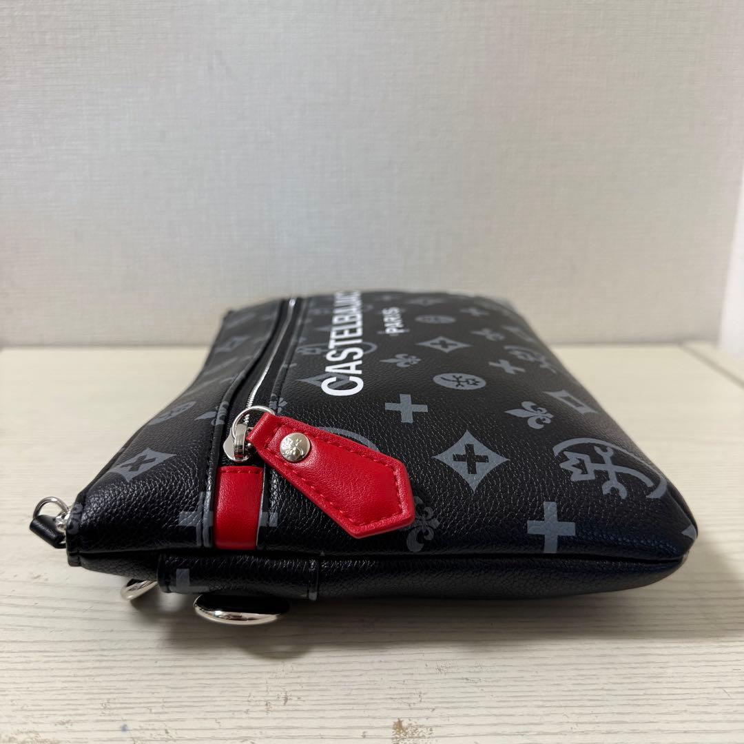 【新品】カステルバジャック 2way サコッシュ　サシャ 黒　ショルダーバッグ