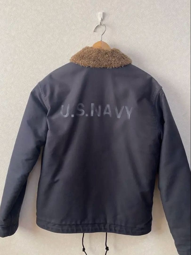 HOUSTON(ヒューストン) N-1 デッキジャケット 40 バックステンシル