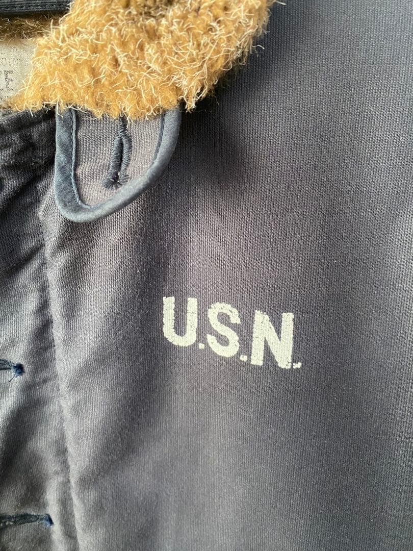 HOUSTON(ヒューストン) N-1 デッキジャケット 40 バックステンシル