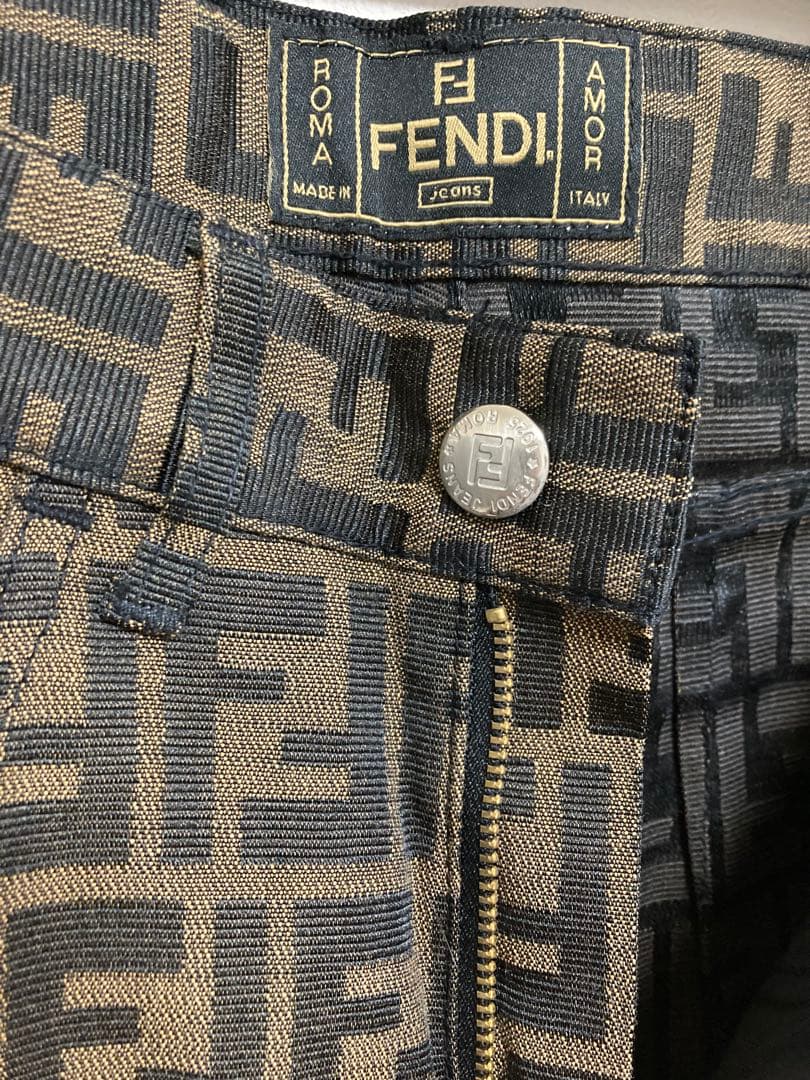 【新品】フェンディFENDIパンツ ヴィンテージ正規店購入　ズッカ柄