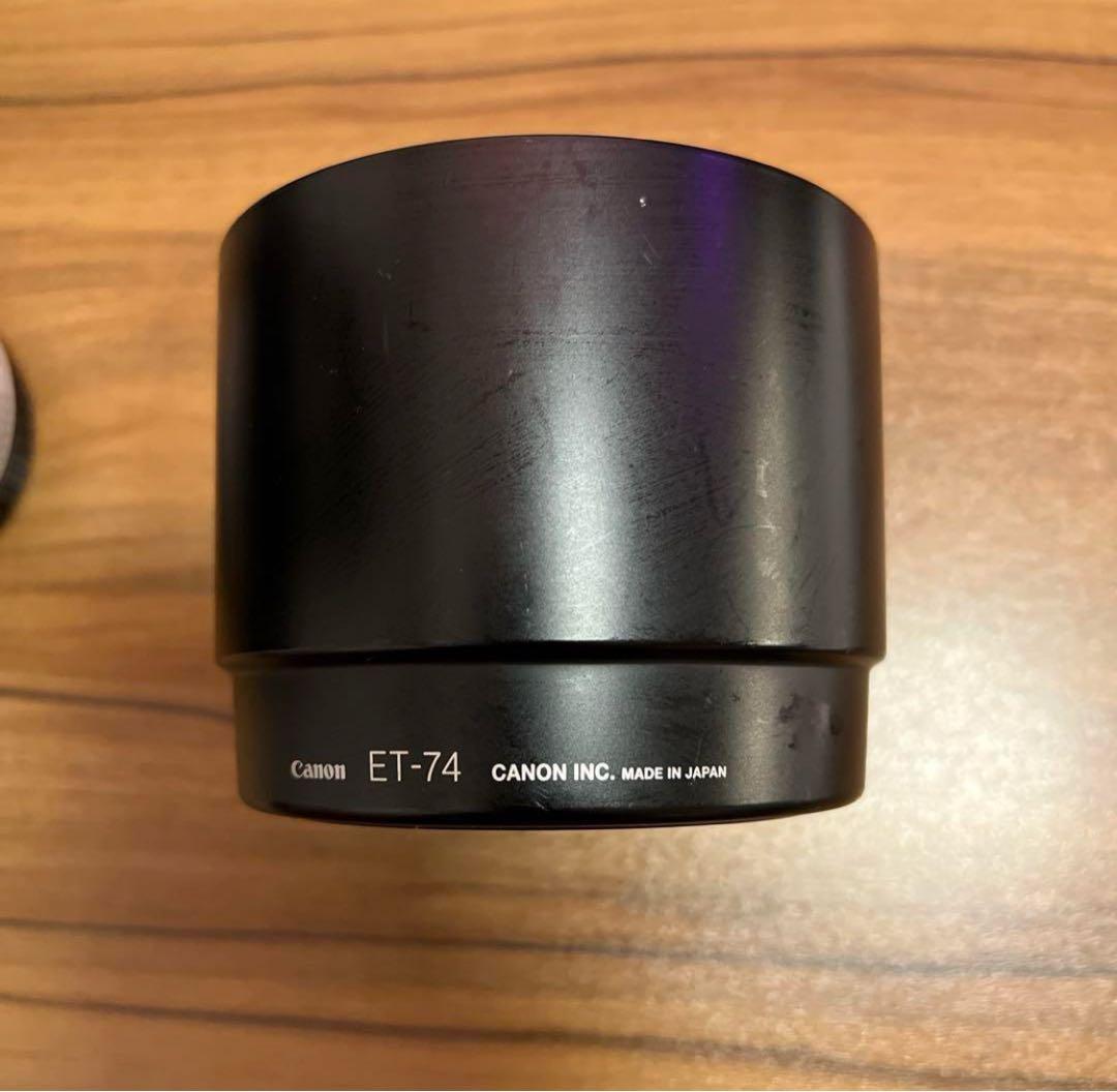 Canon EF 70-200mm f/4L USM、三脚マウント&フード付き