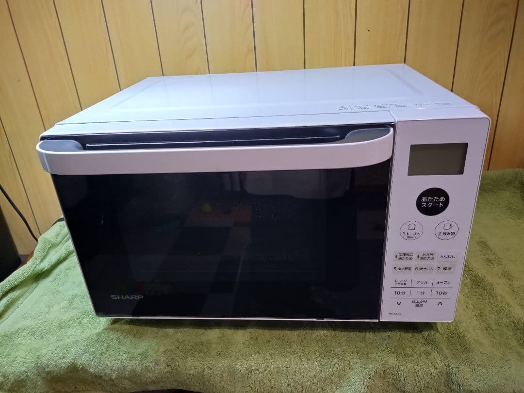 シャープ　 オーブンレンジ 庫内フラットテーブルRE-SS7A-W 2020年製