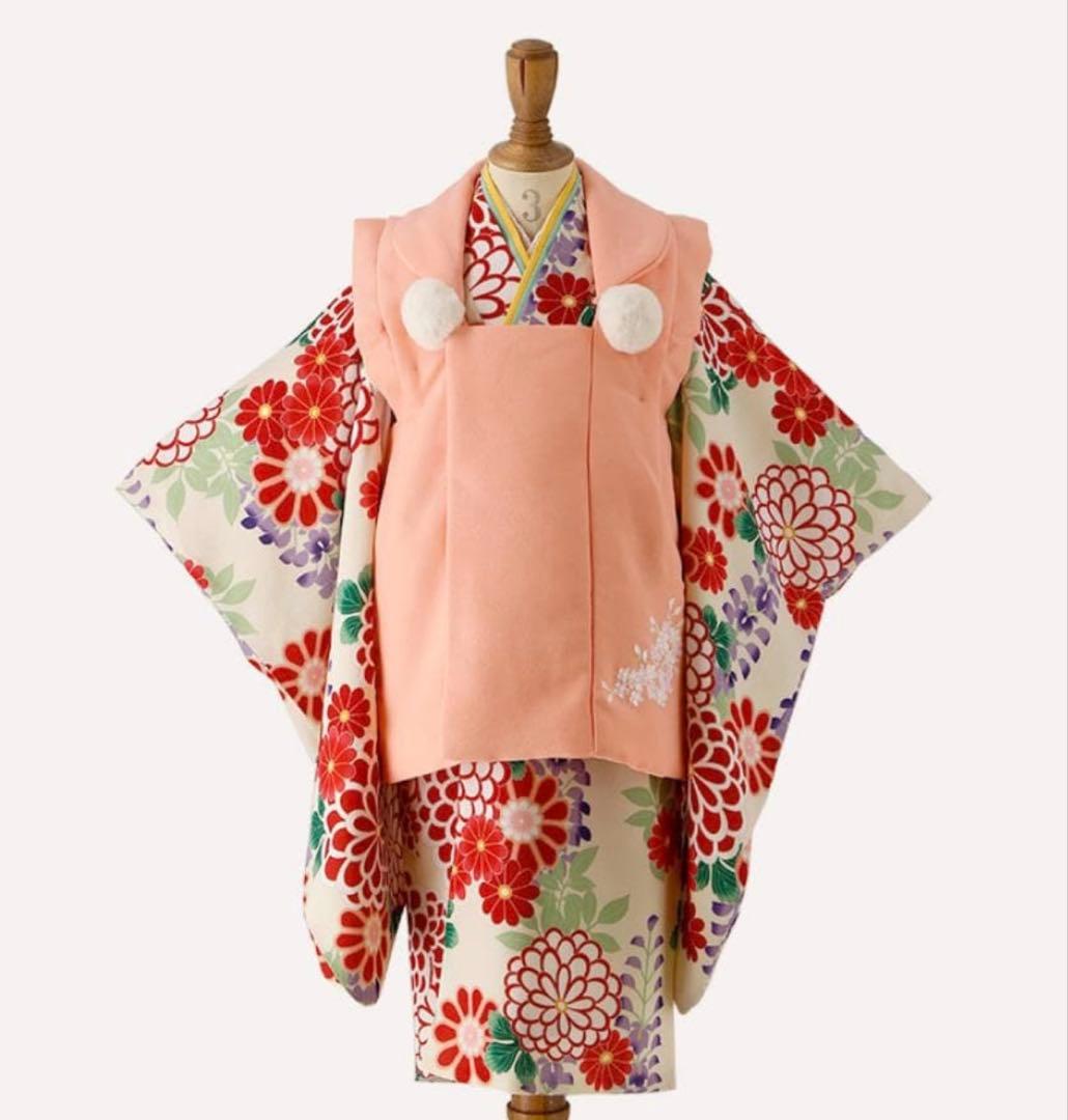 七五三　3歳 女の子　着物セット100cm Catherine Cottage