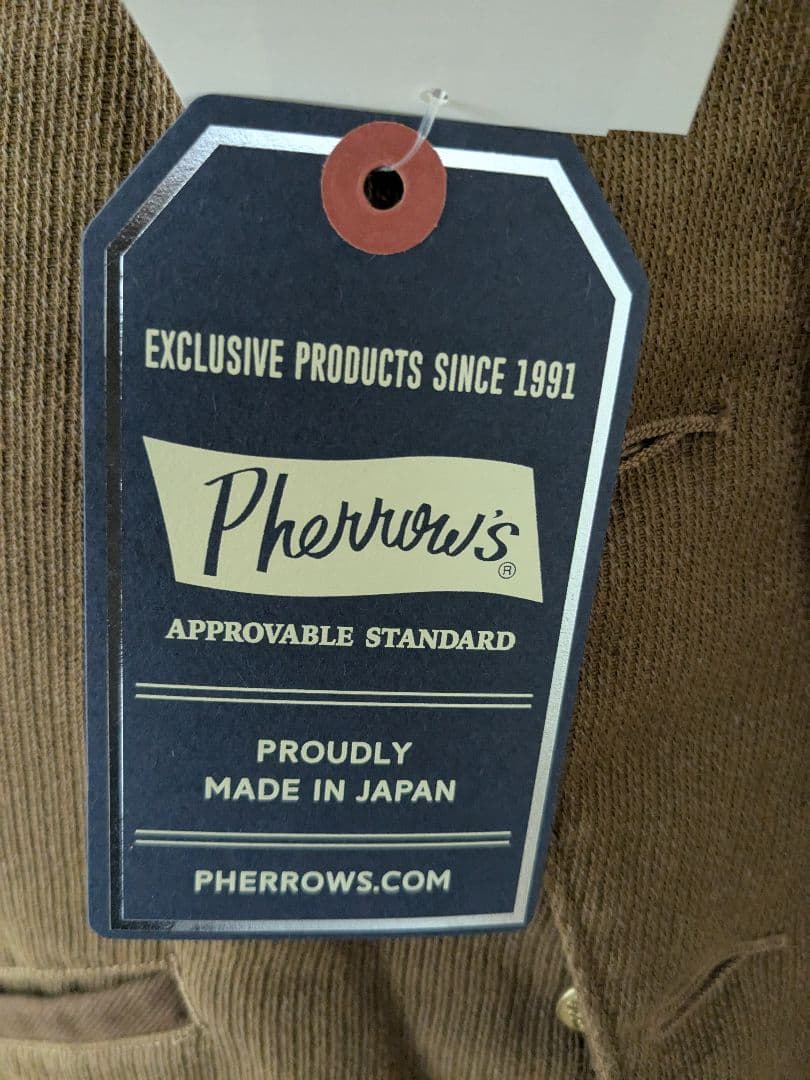 PHERROW'S ブラウンベスト サイズ38