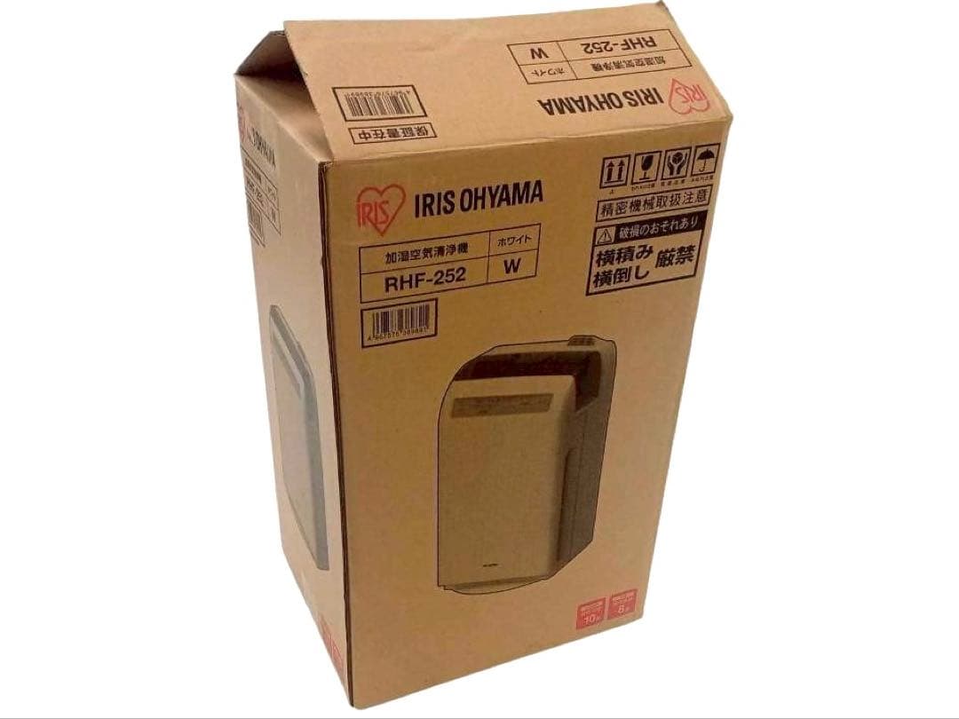 【未使用品】アイリスオーヤマ 加湿空気清浄機 RHF-252W