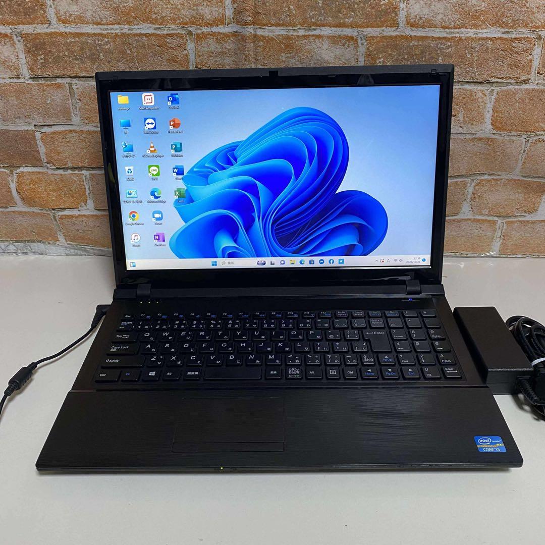 NOTEBOOKノート PC Core i3 DVD　オフィス2024年付