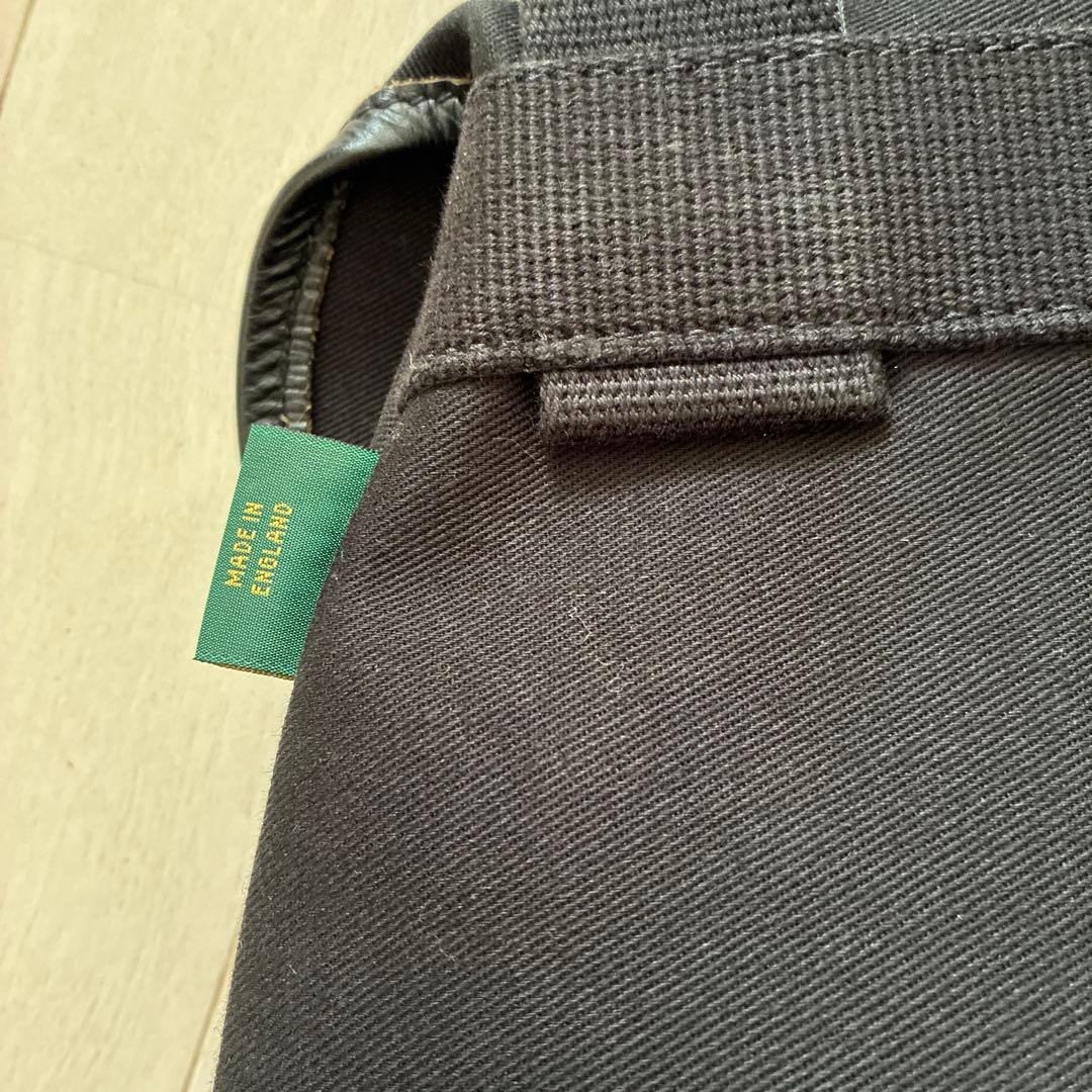 Brady ブレディ ショルダーバッグ ブラック キャンバス 英国製