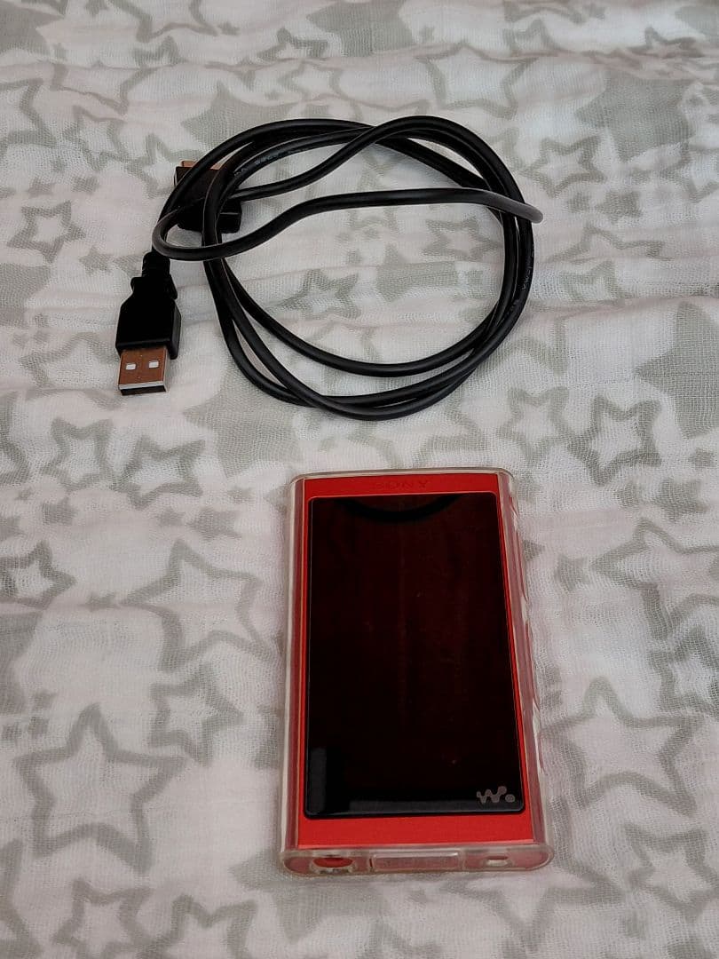 ウ*ュ様 sony walkman nw-a505　ピンク　レッド　本体　充電器