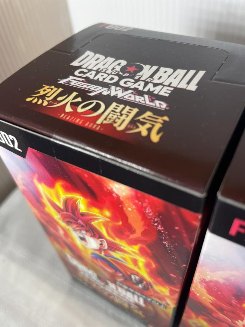 ドラゴンボールカード　烈火の闘気　2BOX　シールあり