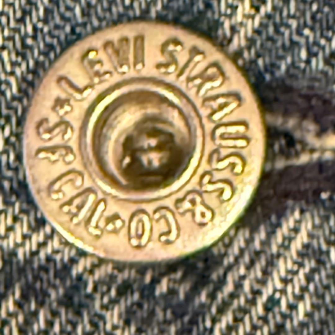 美品 【リーバイス】 1st 復刻 デニム トラッカージャケット 牛革 M