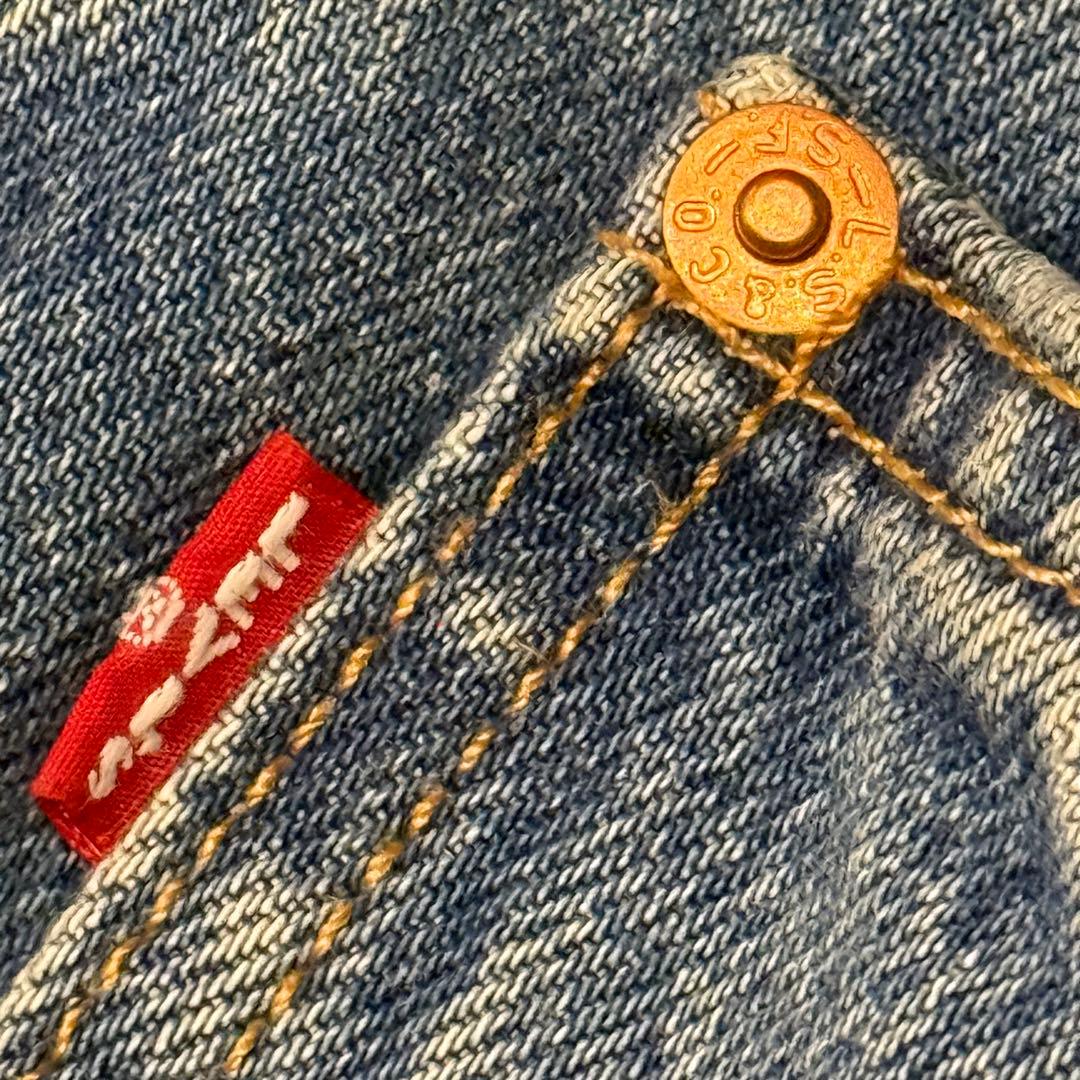 美品 【リーバイス】 1st 復刻 デニム トラッカージャケット 牛革 M