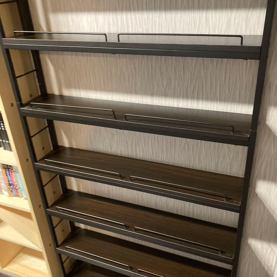 ディノス dinos コミックラック 本棚 幅81cm 奥行15.5cm