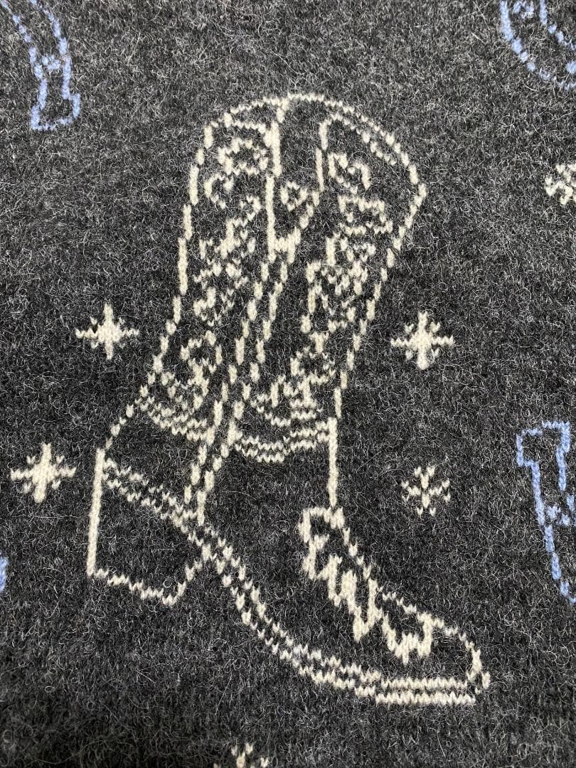 新品 ZARA ジャカードニットボタンカーディガン M