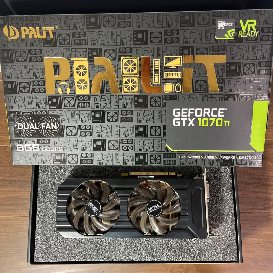 PALIT GEFORCE GTX 1070 Ti 8GB箱あり
