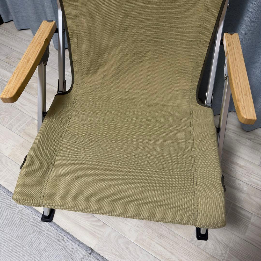  peak ローチェア30 チェア カーキ 室内使用・保管　美品